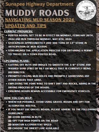 Muddy Roads Info