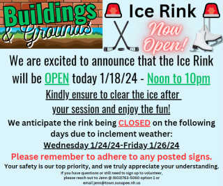 Ice Rink Open
