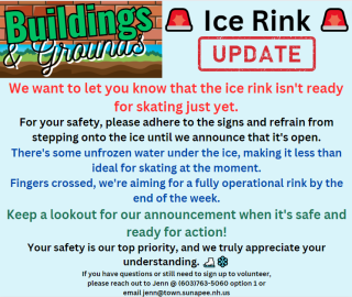 Ice Rink Update
