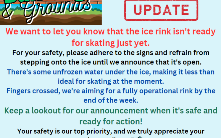 Ice Rink Update