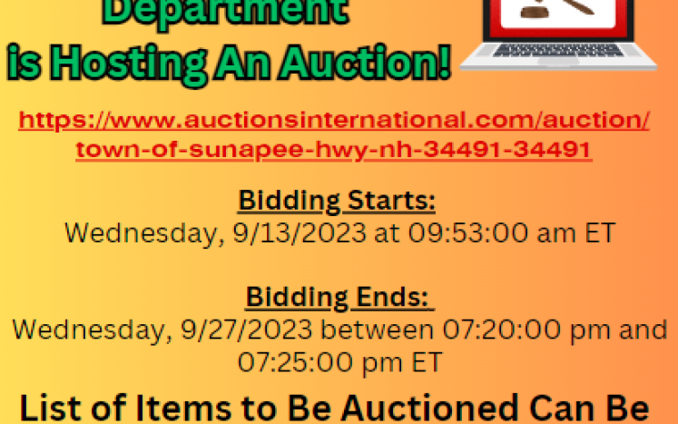 online auction list